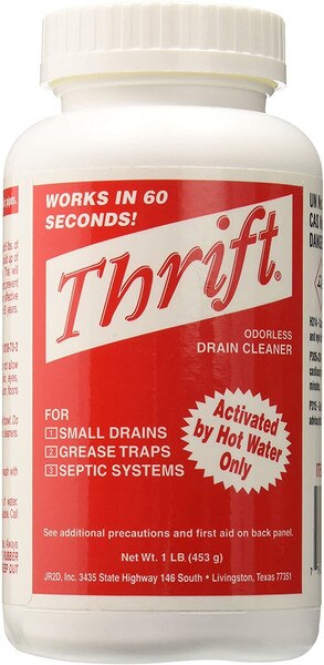 Thrift Alkaline Based Drain Cleaner - 2 Lb.